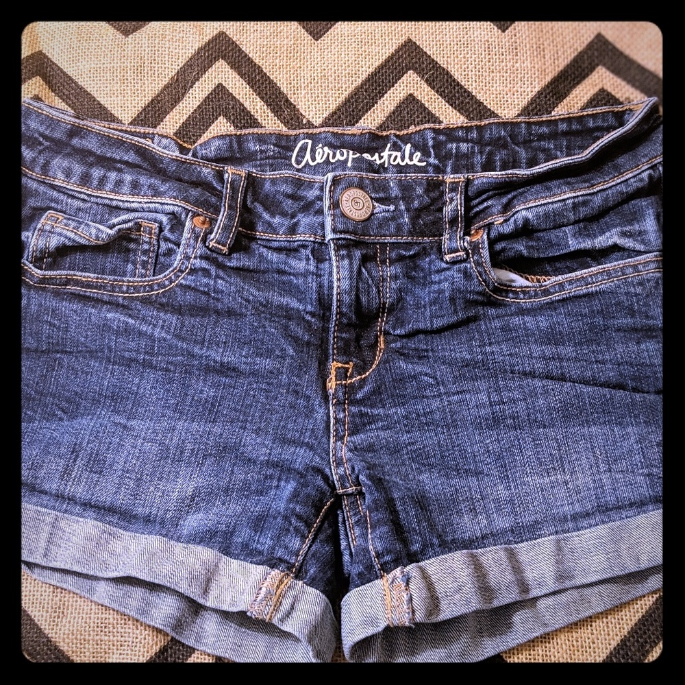 3/$25- denim shorts- midi